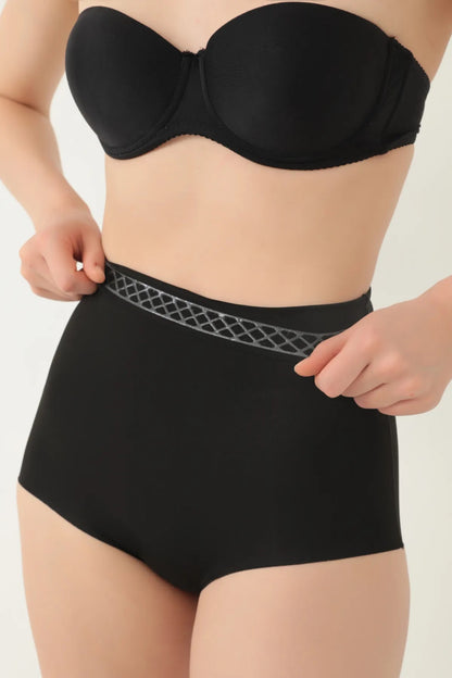 Dikişsiz Yüksek Bel Karın Toparlayıcı Slip Korse